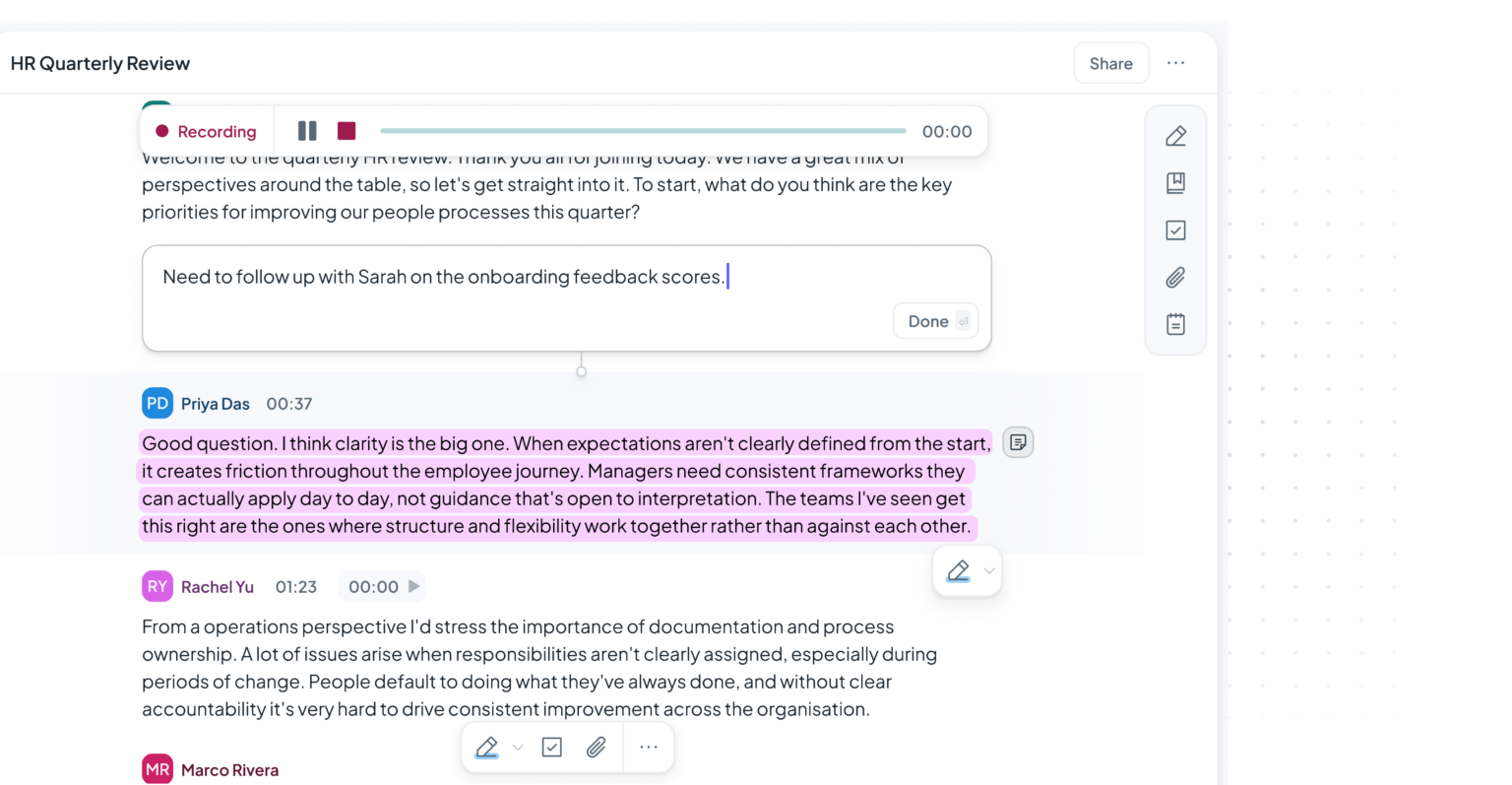 Caption Note Form Note-Taking Software for Education and Business | Caption.Ed
